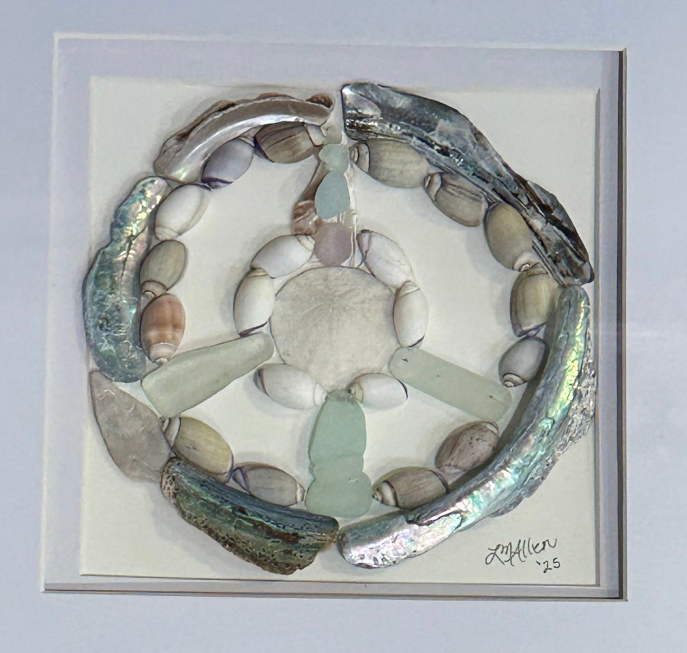 PEACE Mosaic from the Beach!