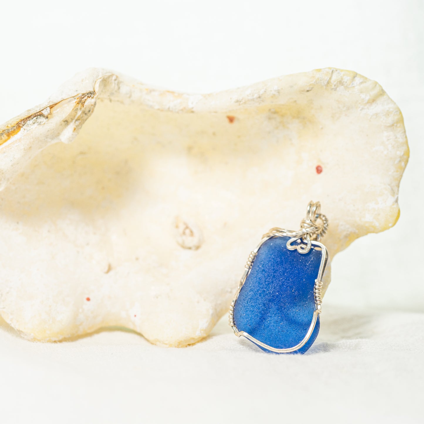 Deep Cobalt Blue with Classic Hammered Wave