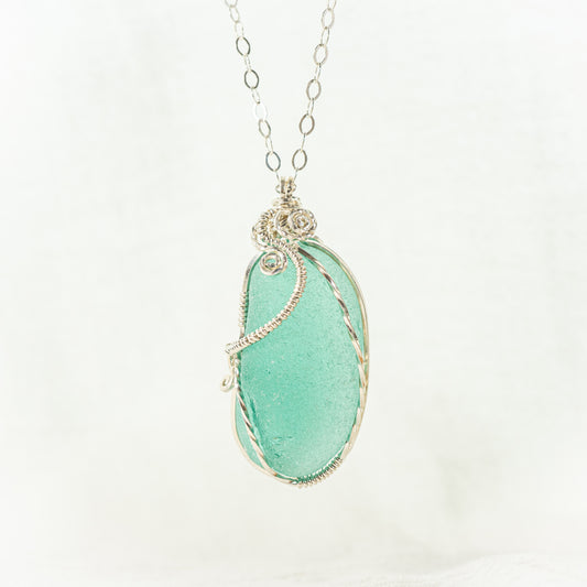 The Happy Dance Seaglass Necklace