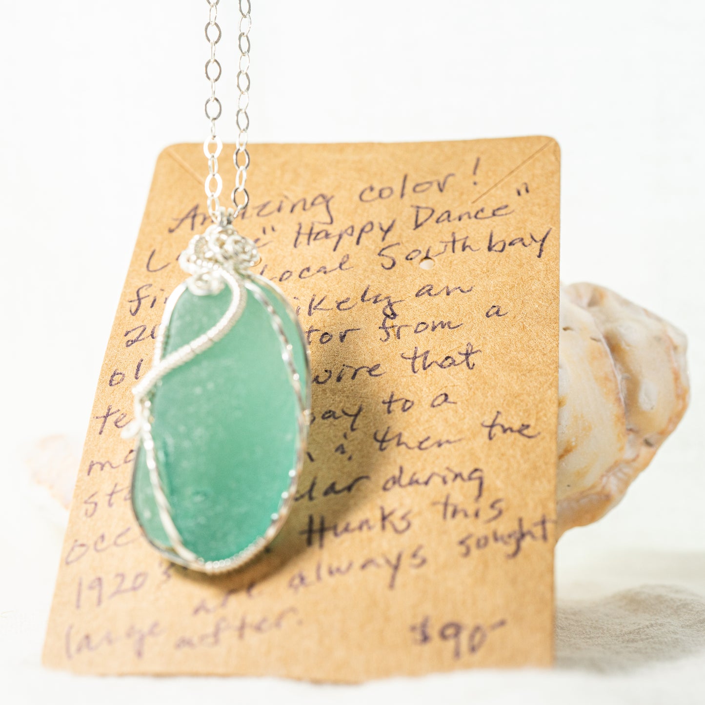 The Happy Dance Seaglass Necklace