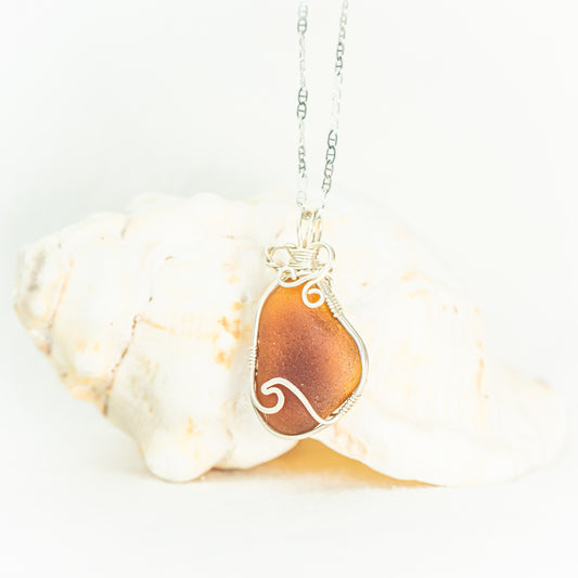 Catch the Wave Seaglass Necklace