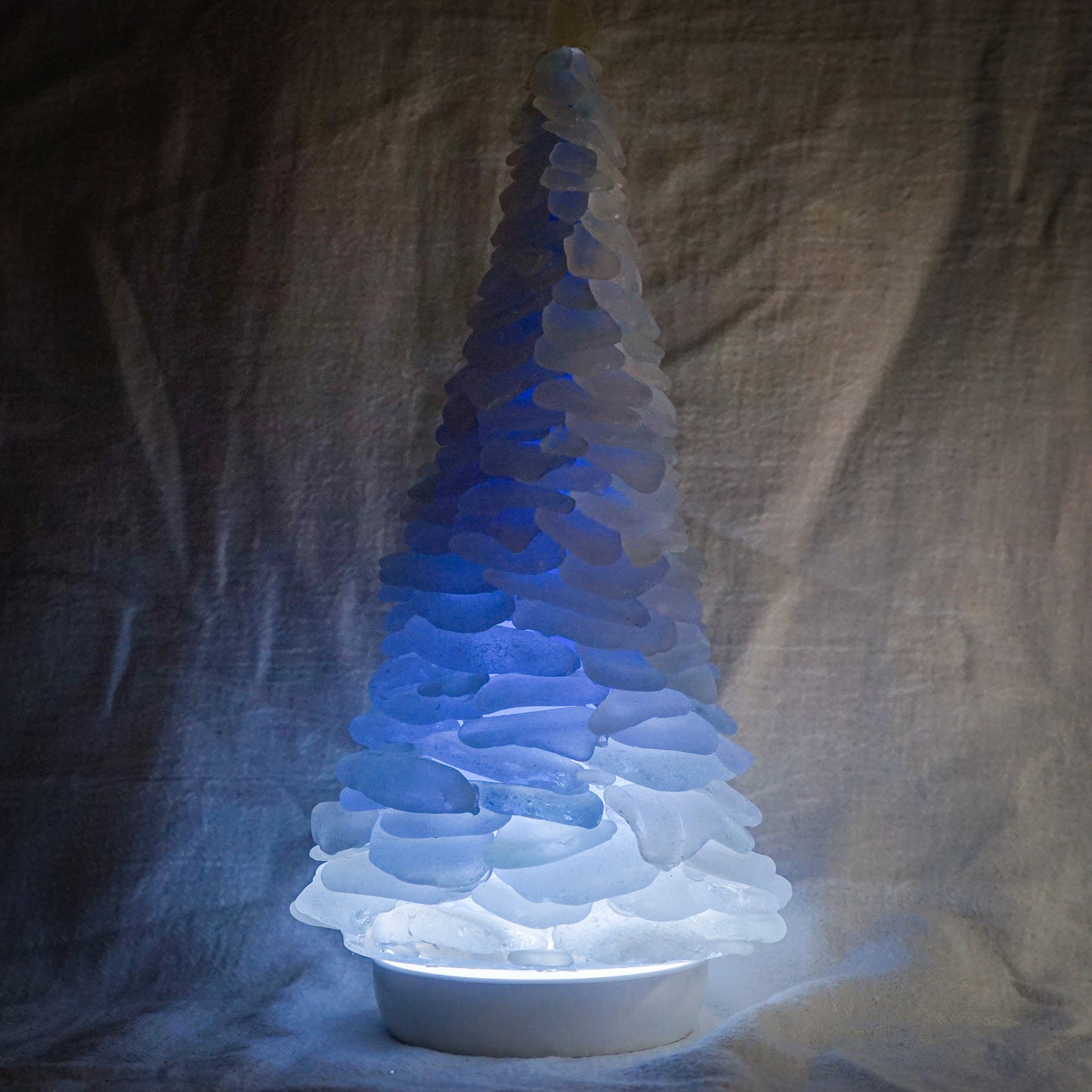 Stately SeaSational Sea Glass Tree