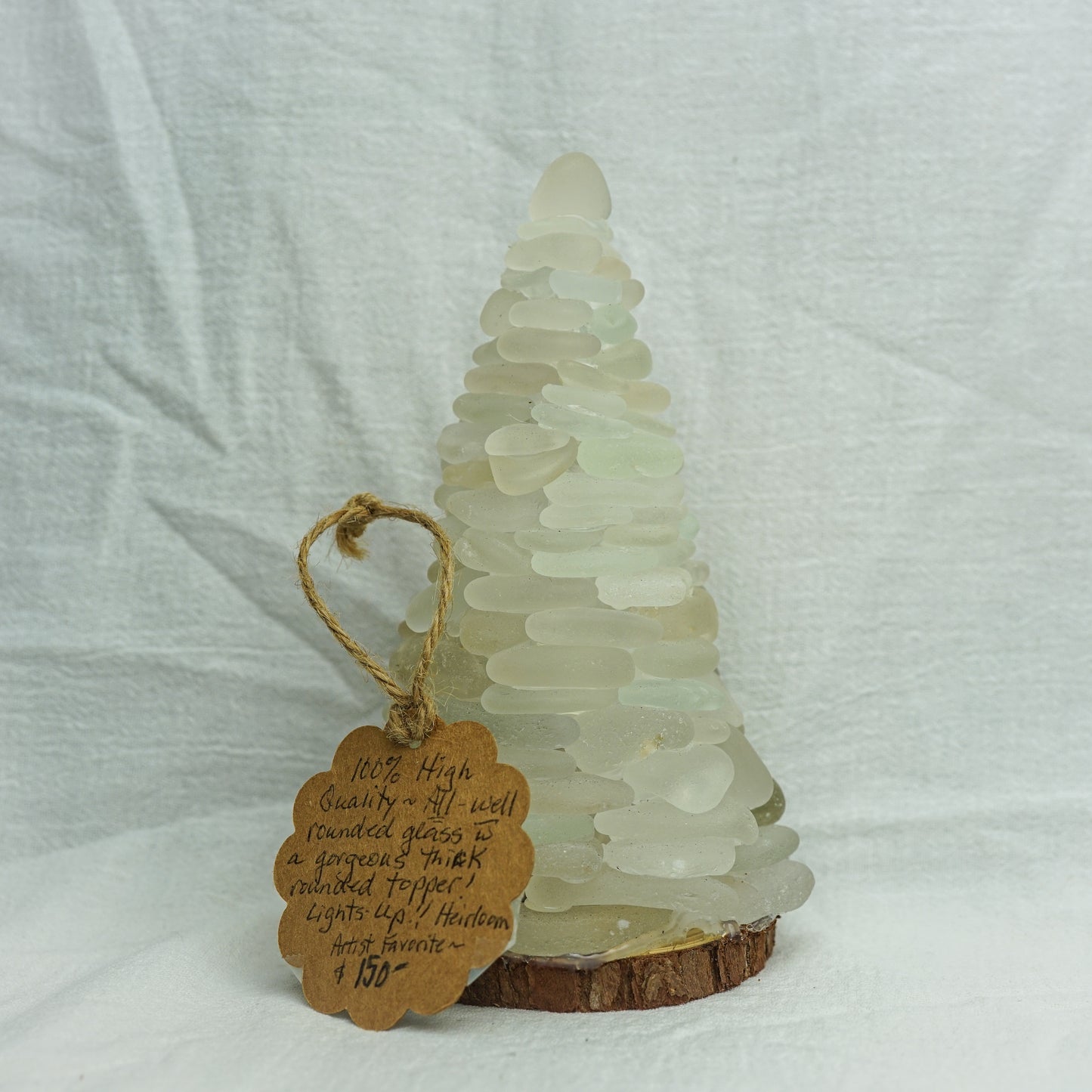 Beautiful White Sea Glass Tree
