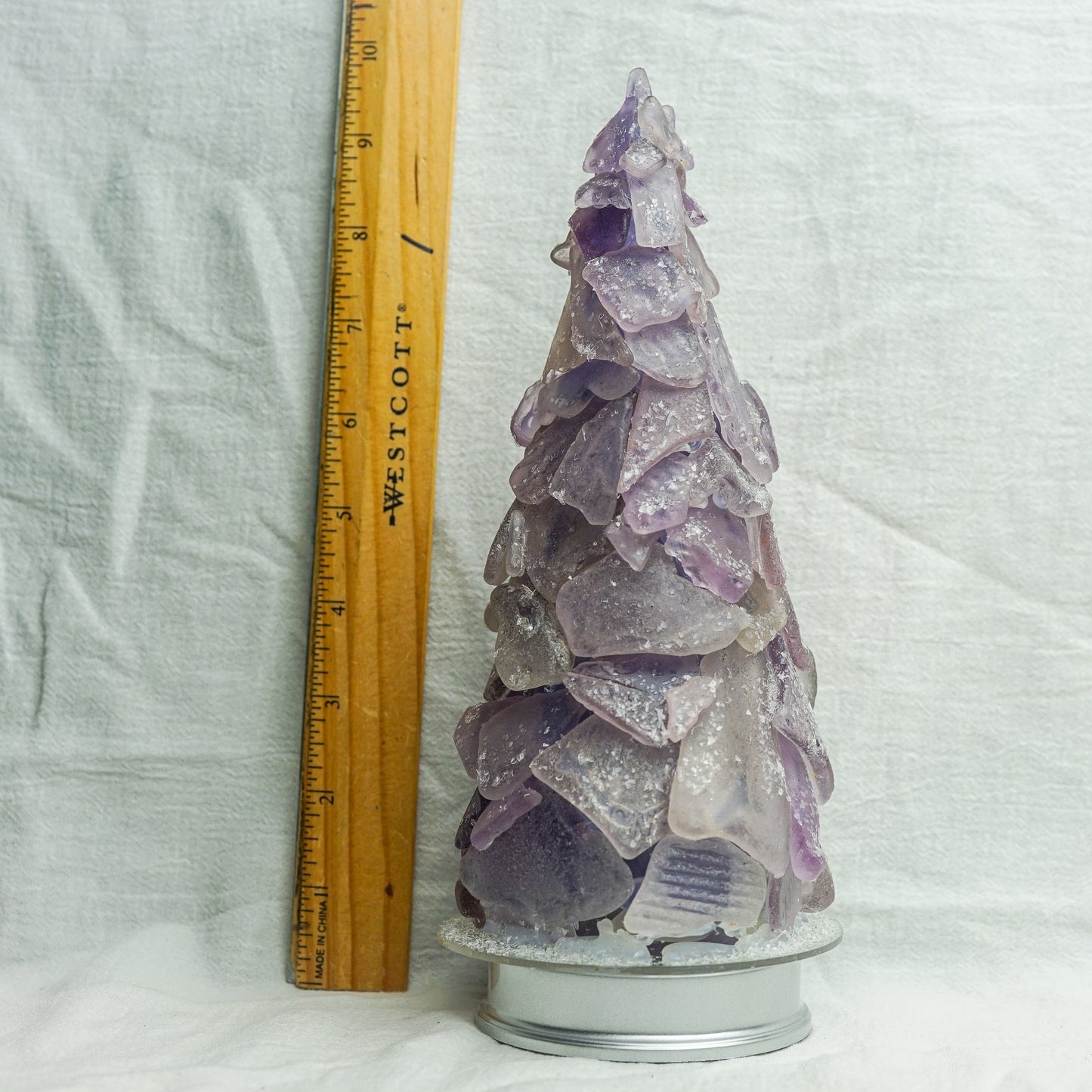 One of a Kind Purple Sea Glass Tree