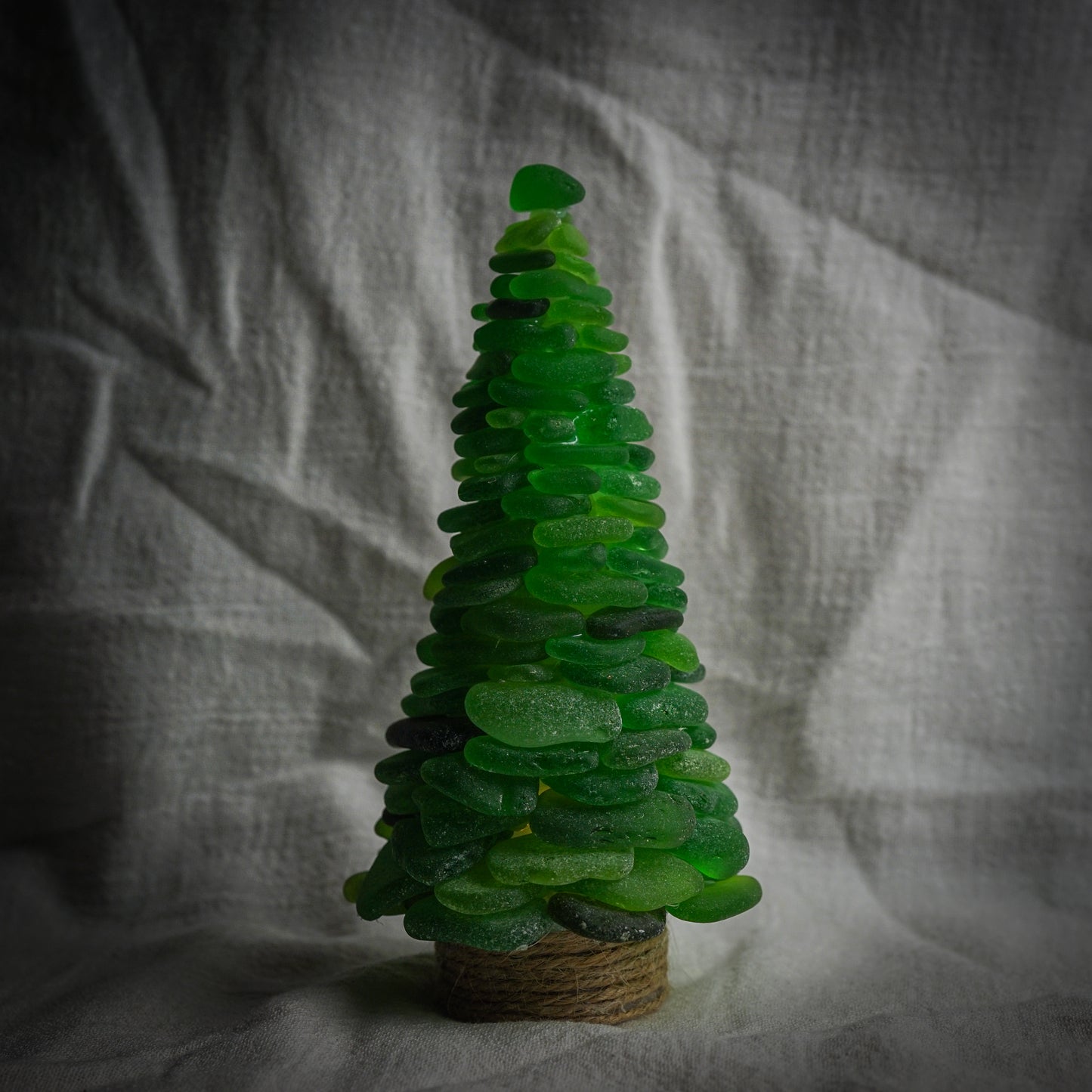 Green Sea Glass Tree (Small)