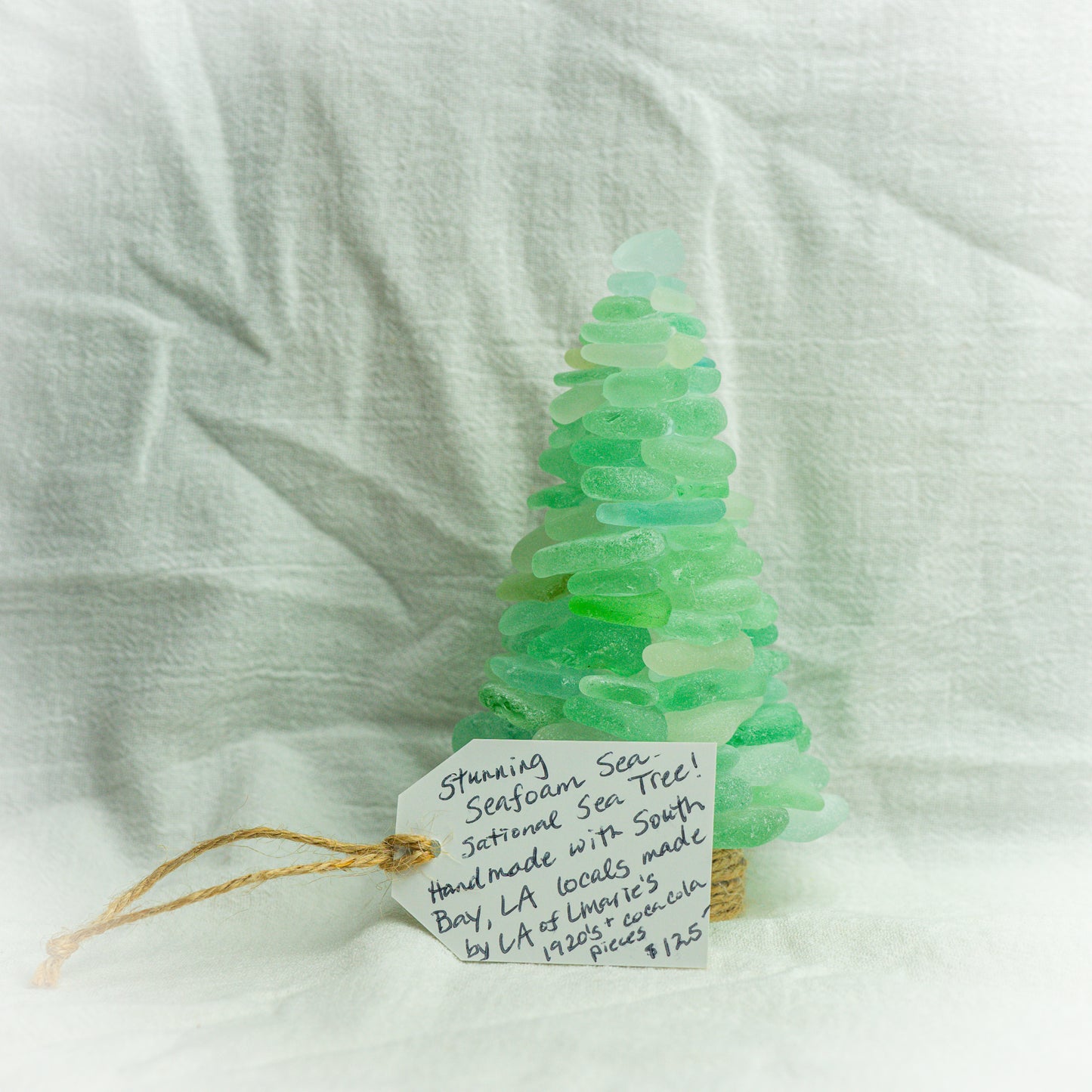 Aqua Sea Glass Tree (Small)