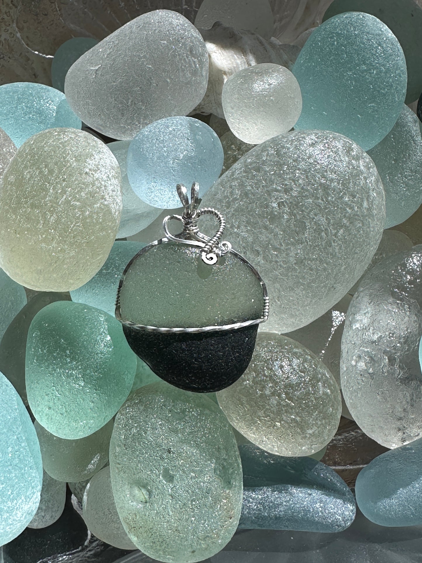 Huge Multi-Seaglass Hunk of Love from Seaham