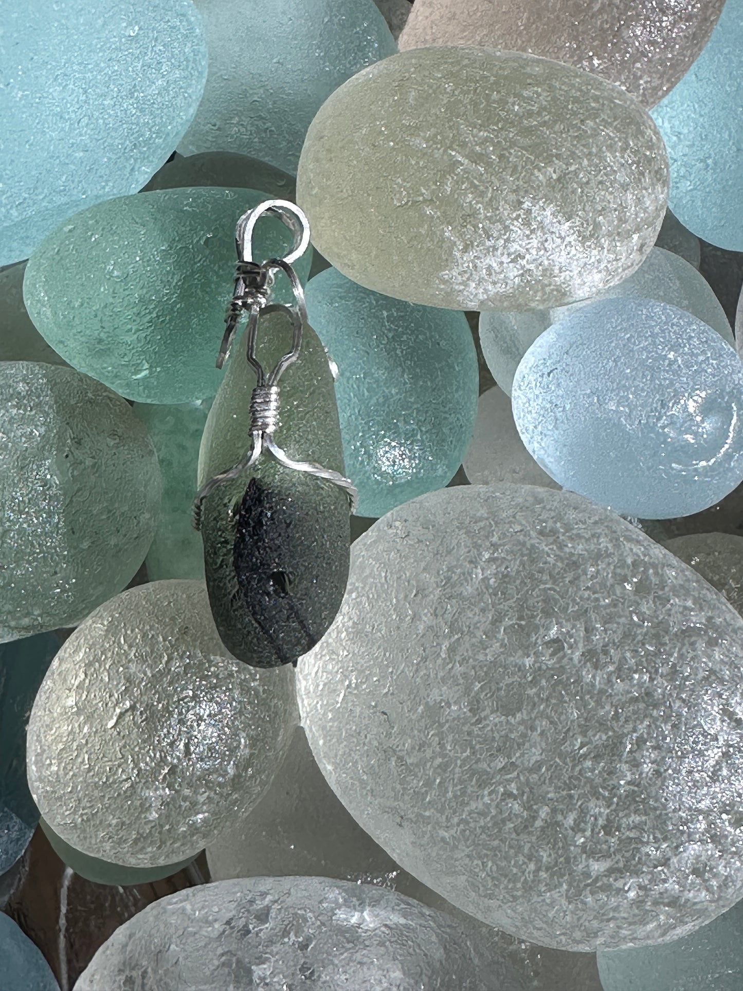 Huge Multi-Seaglass Hunk of Love from Seaham