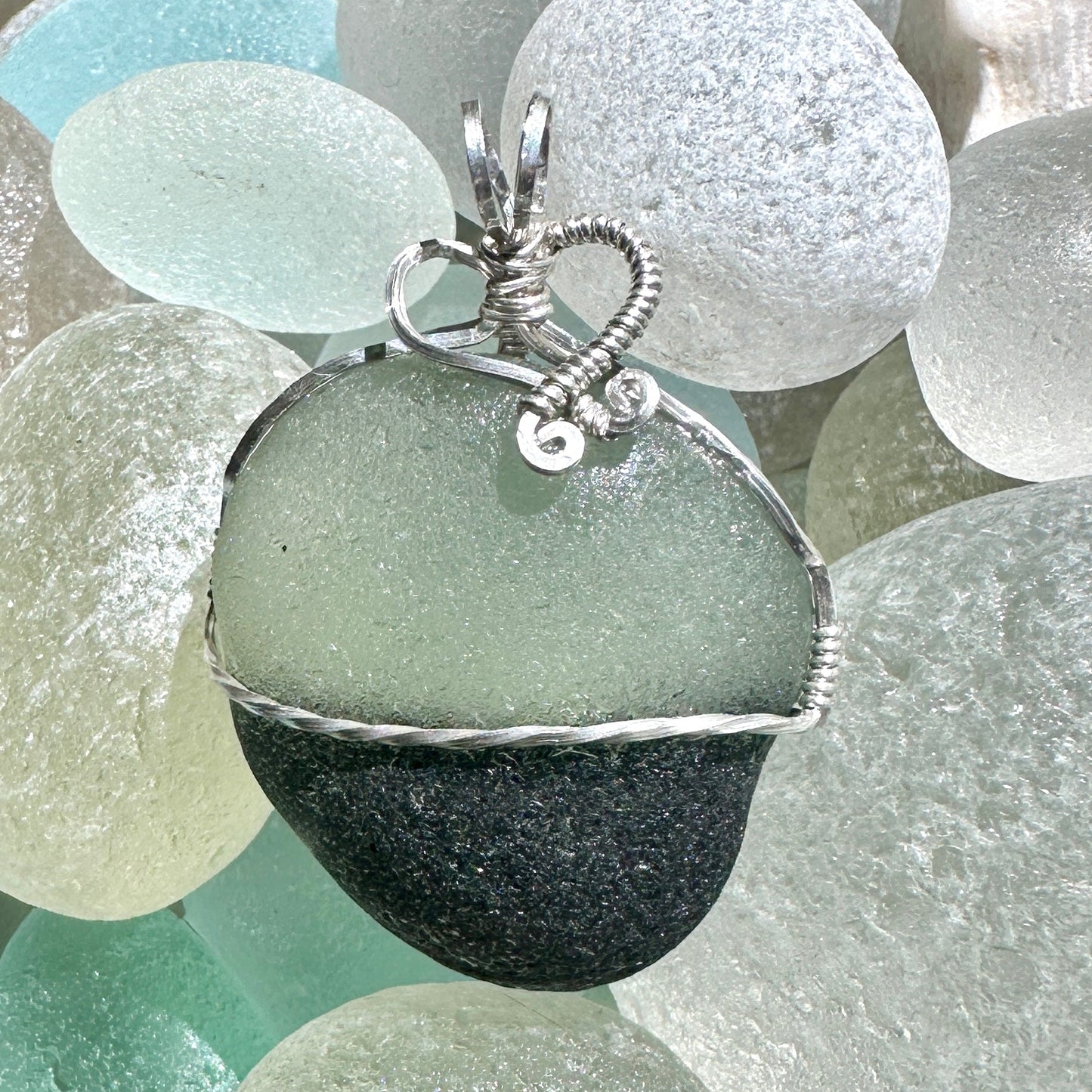 Huge Multi-Seaglass Hunk of Love from Seaham