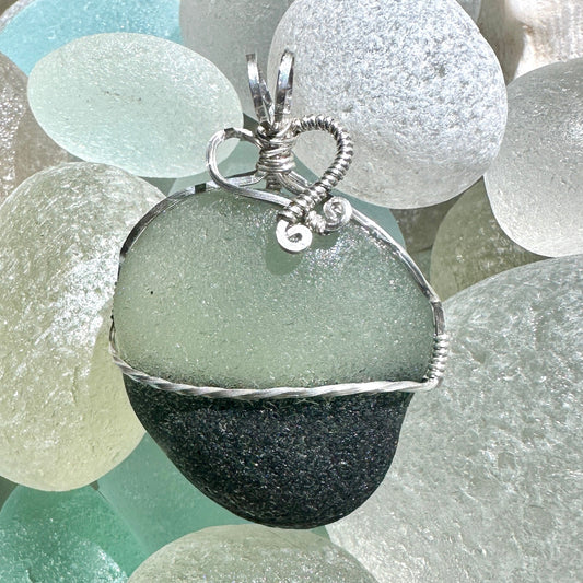 Huge Multi-Seaglass Hunk of Love from Seaham