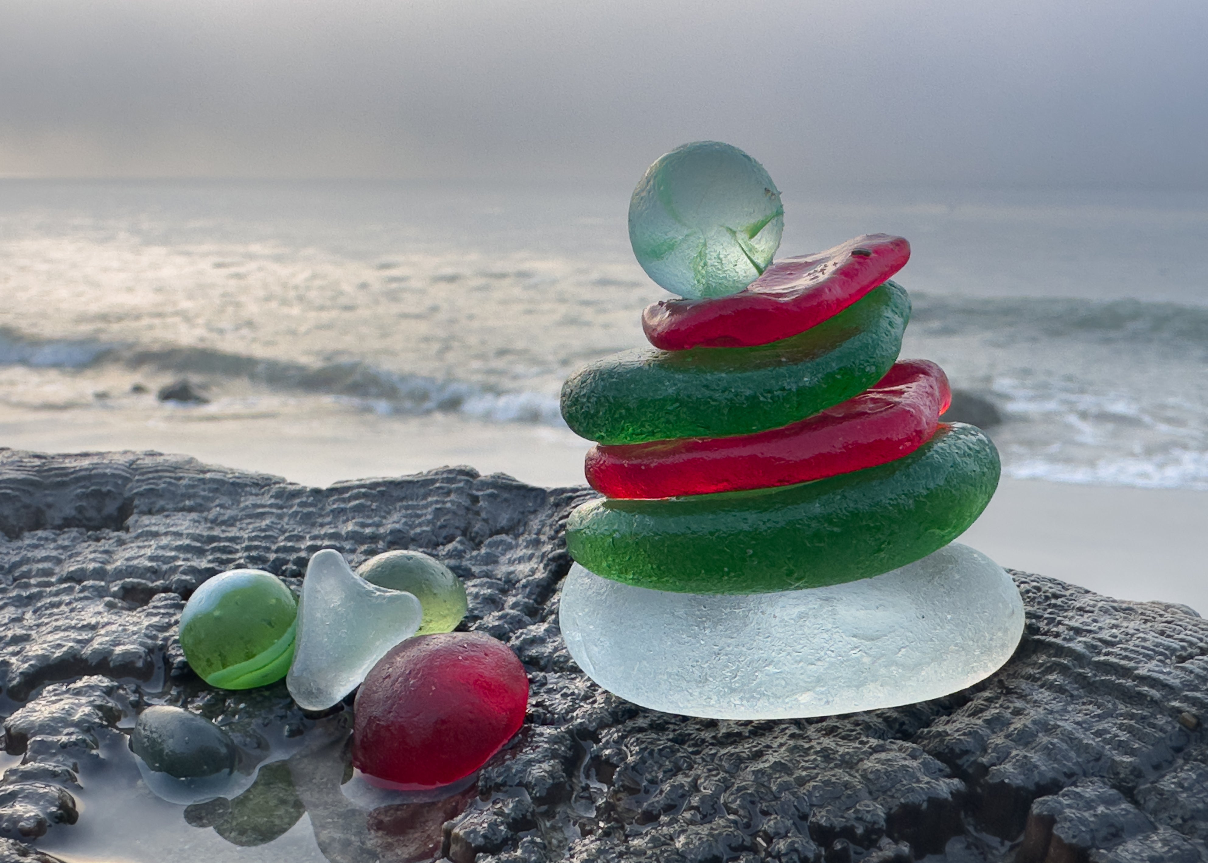 2026 Sea Glass Calendar: Desktop format that can be sent as a