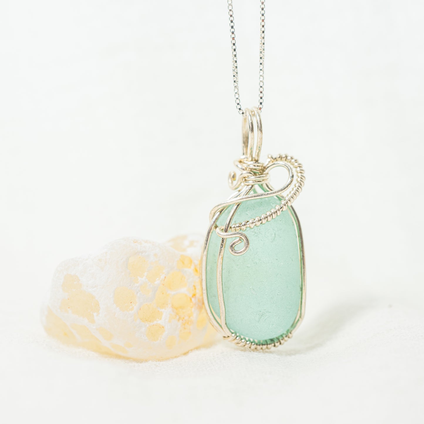 Beautiful Ocean Colored Pendant