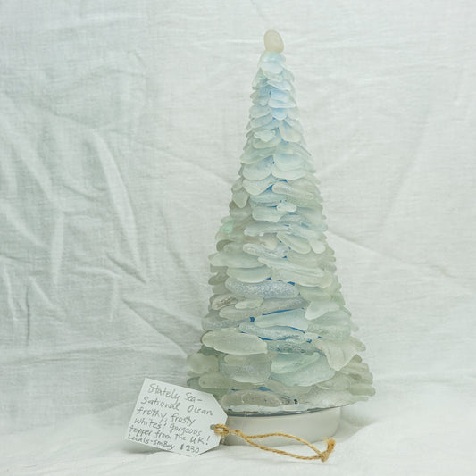 Stately SeaSational Sea Glass Tree