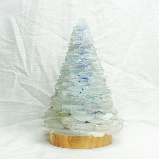 Frosty and Full Sea Glass Tree