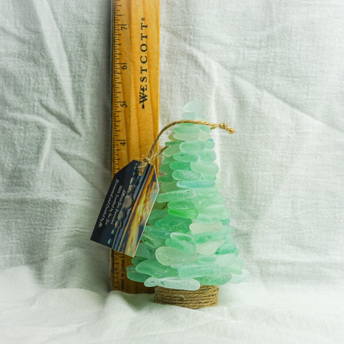 Aqua Sea Glass Tree (Small)