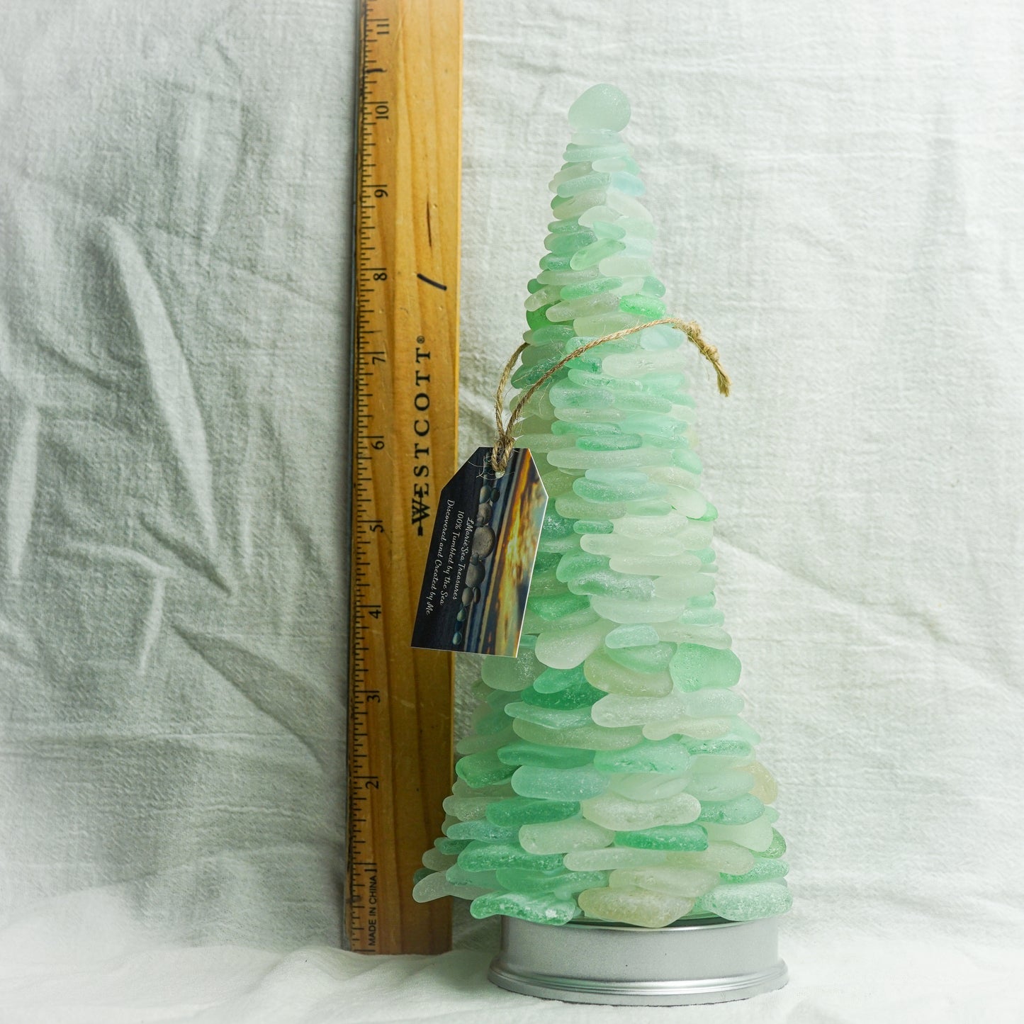 Aqua Sea Glass Tree (Large)