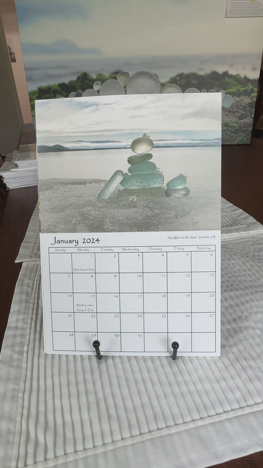 SOLD OUT 2024 3 in 1 Sea Glass Calendar/ CHECK BACK IN SEPTEMBER FOR 2025